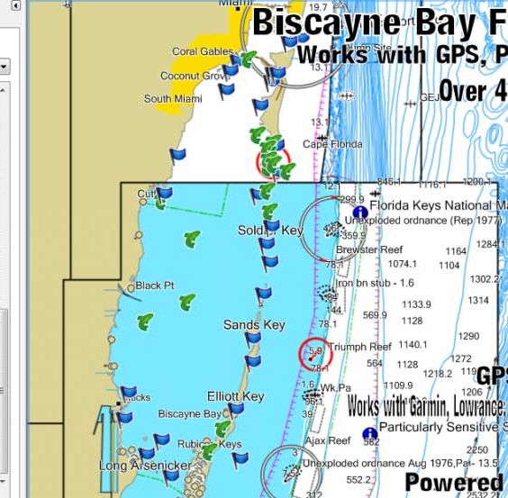 Miami Fishing Spots - Dade County GPS Coordinates 