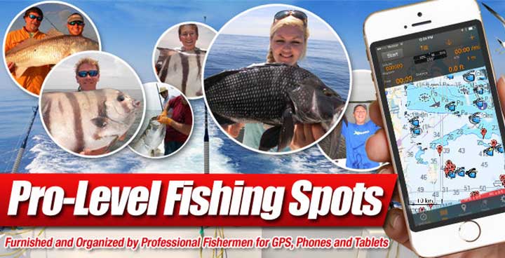 iPhone Fishing Maps  Florida Fishing Maps for GPS