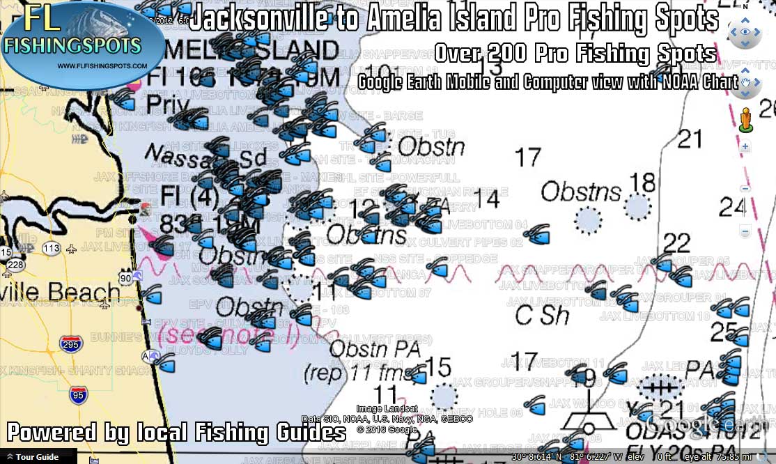 Jacksonville Florida Offshore Fishing Spots