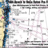 Palm Beach Florida Fishing Map