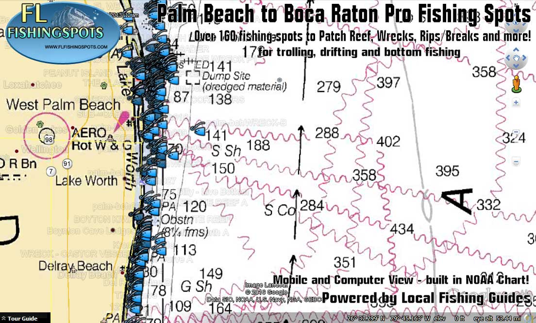 Top Spot Map Palm Beach Area