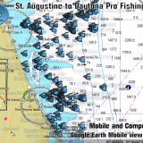 St augustine Offshore Fishing Spots GPS Map