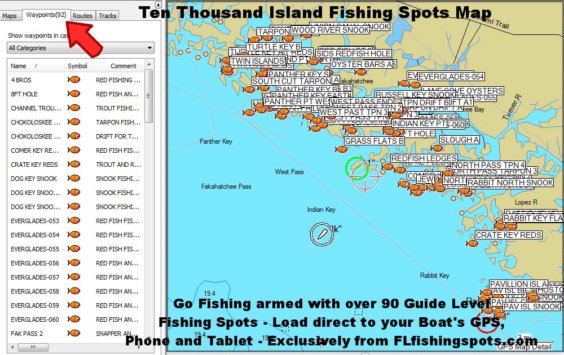 Ten Thousand Islands Fishing Spots | GPS Spots for Everglaldes City ...