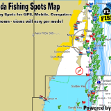 Miami Florida Fishing Spots Map