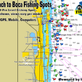 Palm Beach Florida Fishing Spots for fishing coverage in Palm Beach, North Palm Beach, South Palm Beach, Lake Worth, Boca Raton Florida