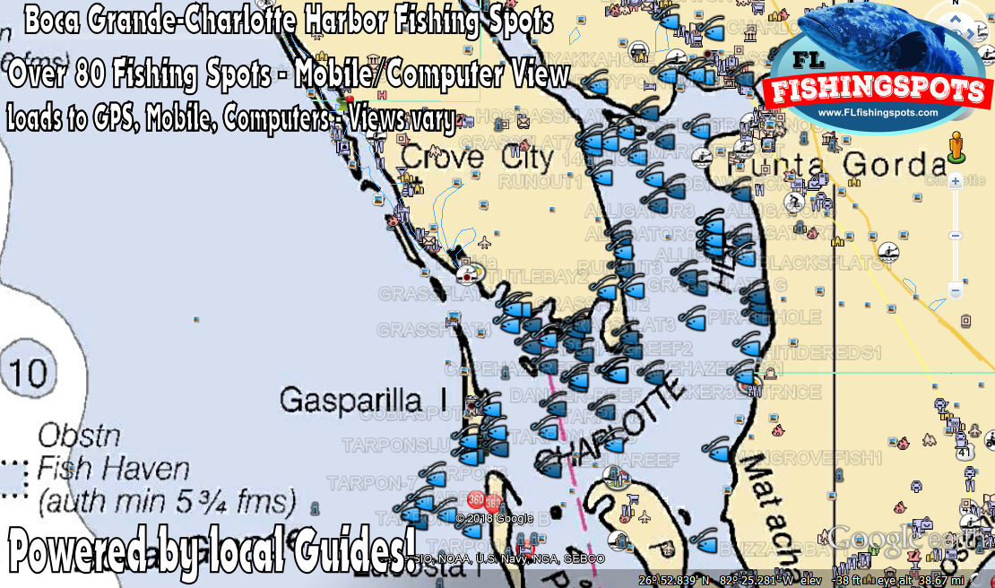 Charlotte Harbor Florida Fishing Spots at Boca Grande