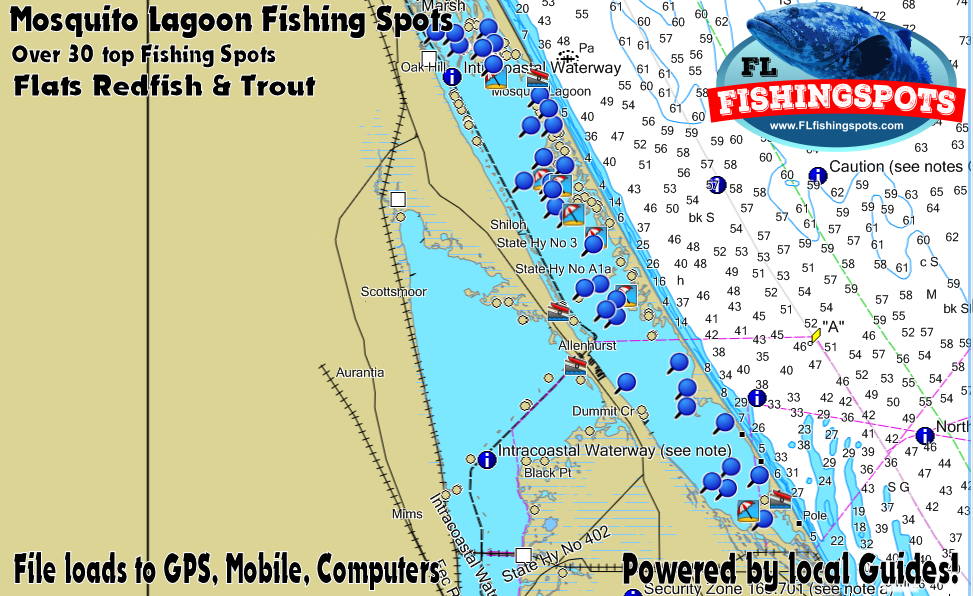 Mosquito Lagoon Gps Fishing Spots ?x12021