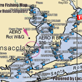 pensacola bay fishing spots map