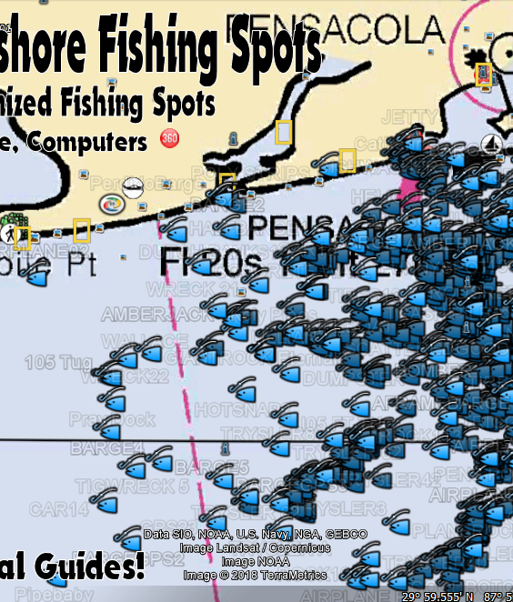 Pensacola Offshore Fishing Spots