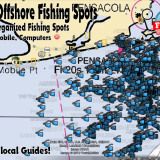 Pensacola Florida Fishing Map and Fishing Spots