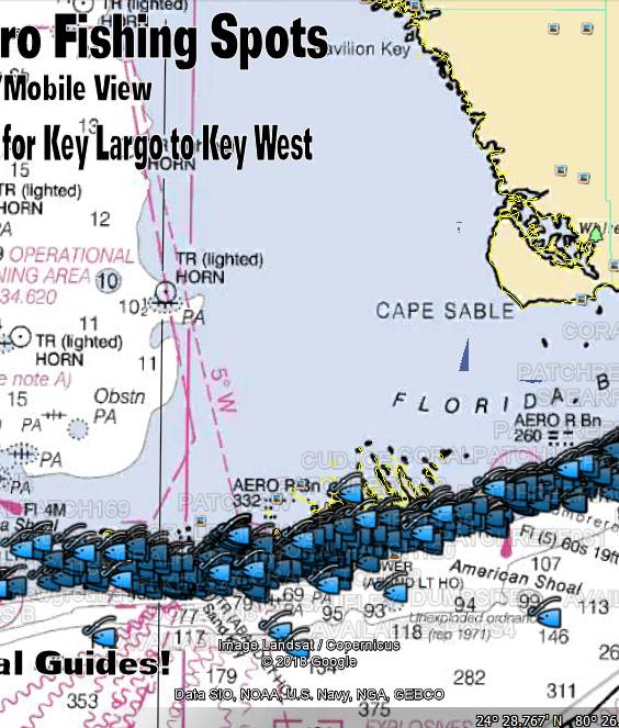Florida Keys Fishing Spots - Florida Fishing Maps and GPS Fishing Spots