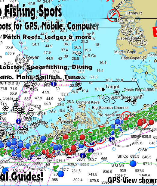Florida Keys GPS Fishing Spots