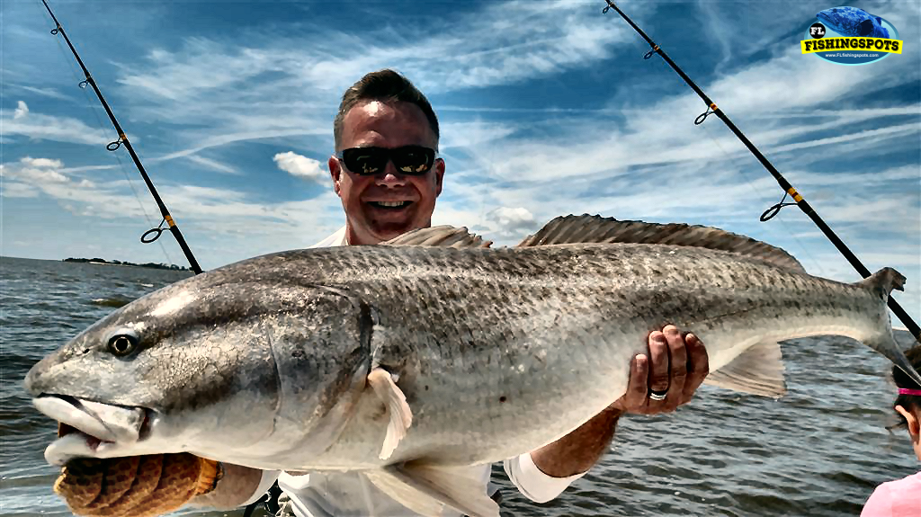Indian River Redfish caught using FL Fishing Spots