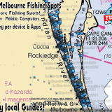 Titusville to Melbourne Fishing Map