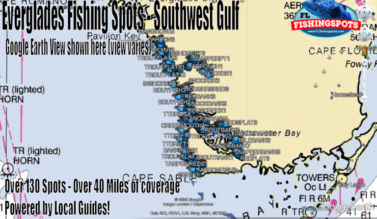 Florida Fishing Maps with GPS Coordinates | Florida Fishing Maps for GPS