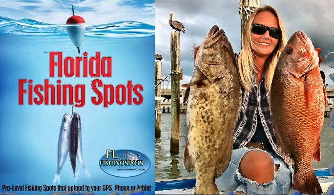 Florida Fishing Spots Maps for GPS