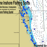 St Augustine Inshore Fishing Spots GPS Map