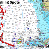 Pulley Ridge Fishing Spots Map - Florida Gulf