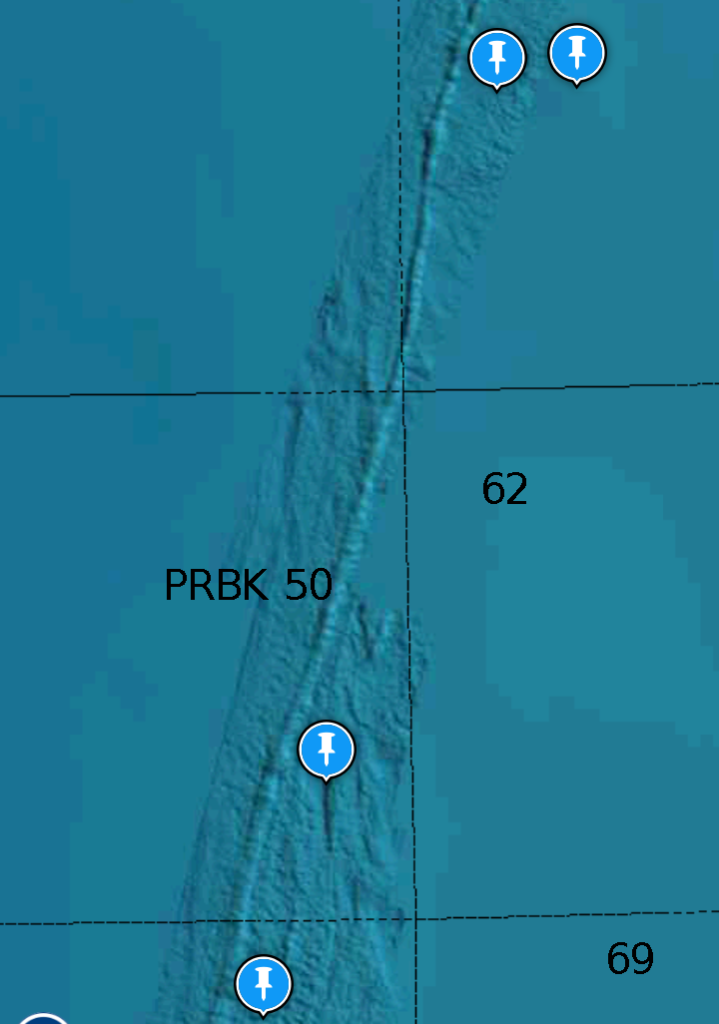 Pulley Ridge Map and Bathymetry